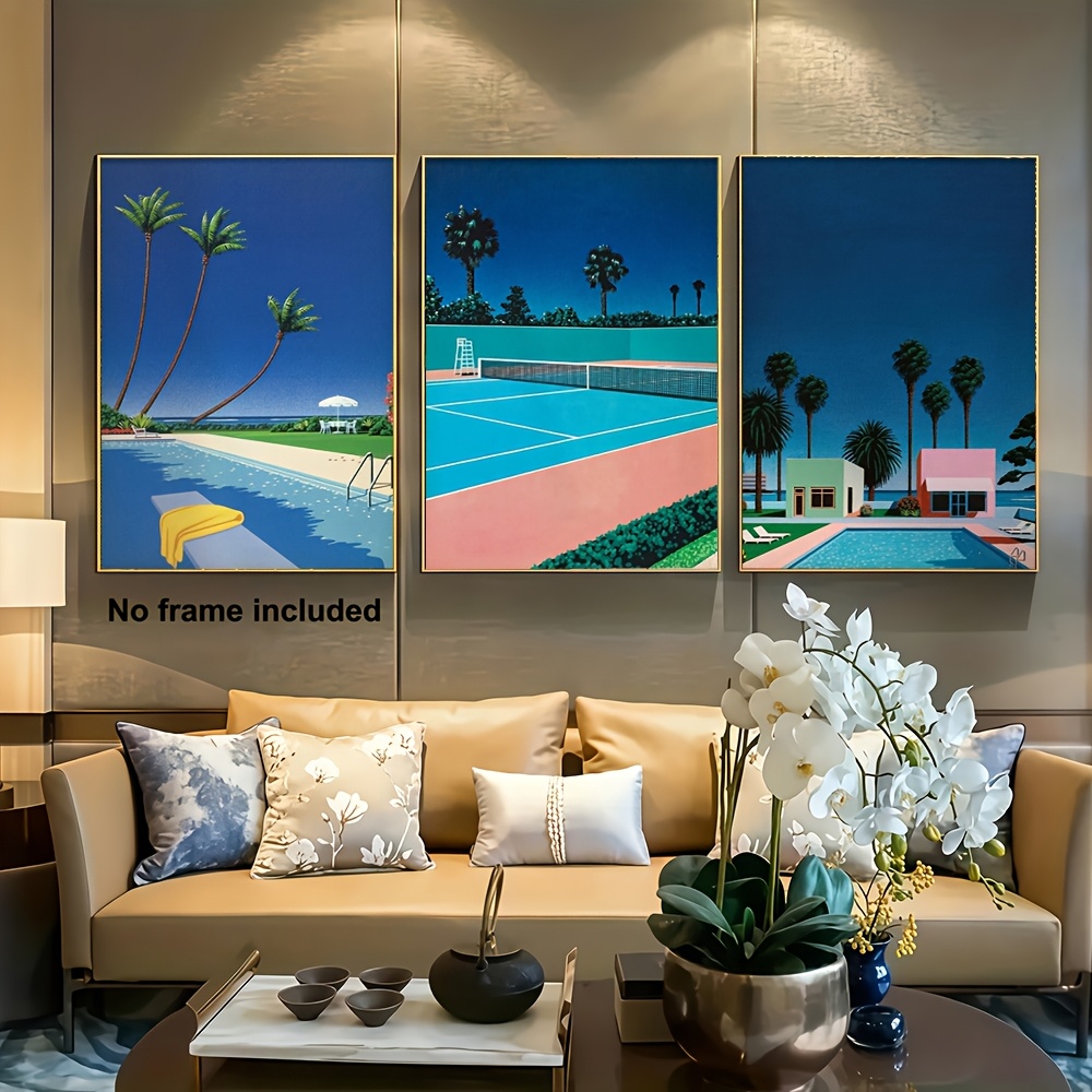 Photography Kit - Frameless3pcs pintura decorativa, arte em tela