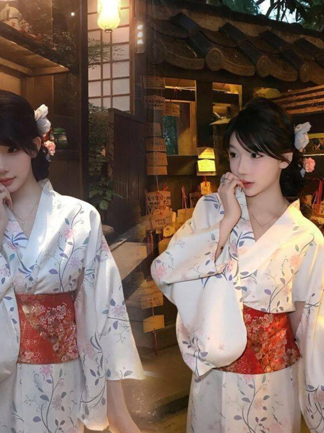 Photography Year - Roupão Estilo Kimono Japonês Tradicional com