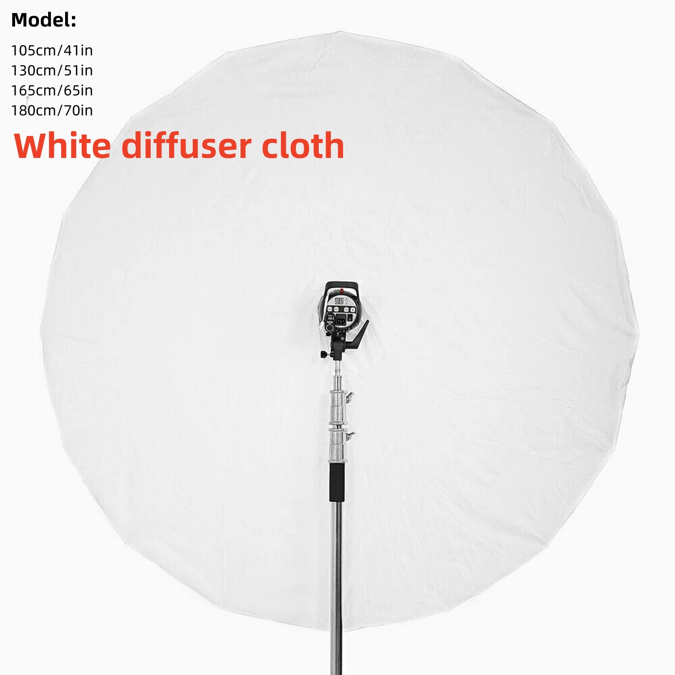 Photography Umbrella Diffuser - Pano de tecido de difusão de
