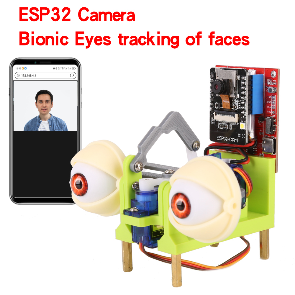 Photography Journalism - Watcheye esp32 câmera biônico olhos rastreamento