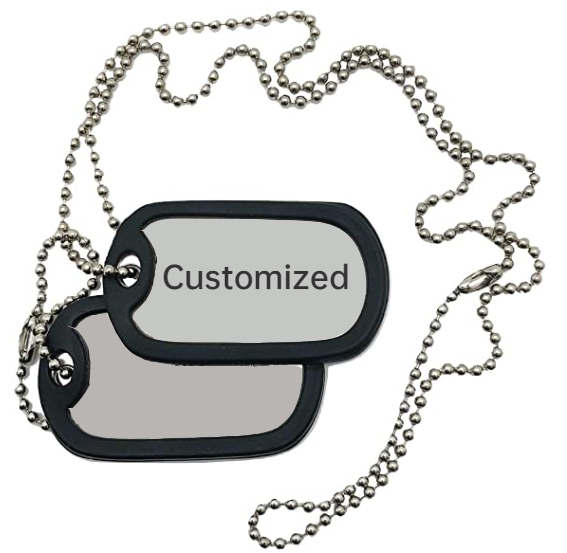 Photography Of War - Personalizado aço inoxidável Dog Militar Exército