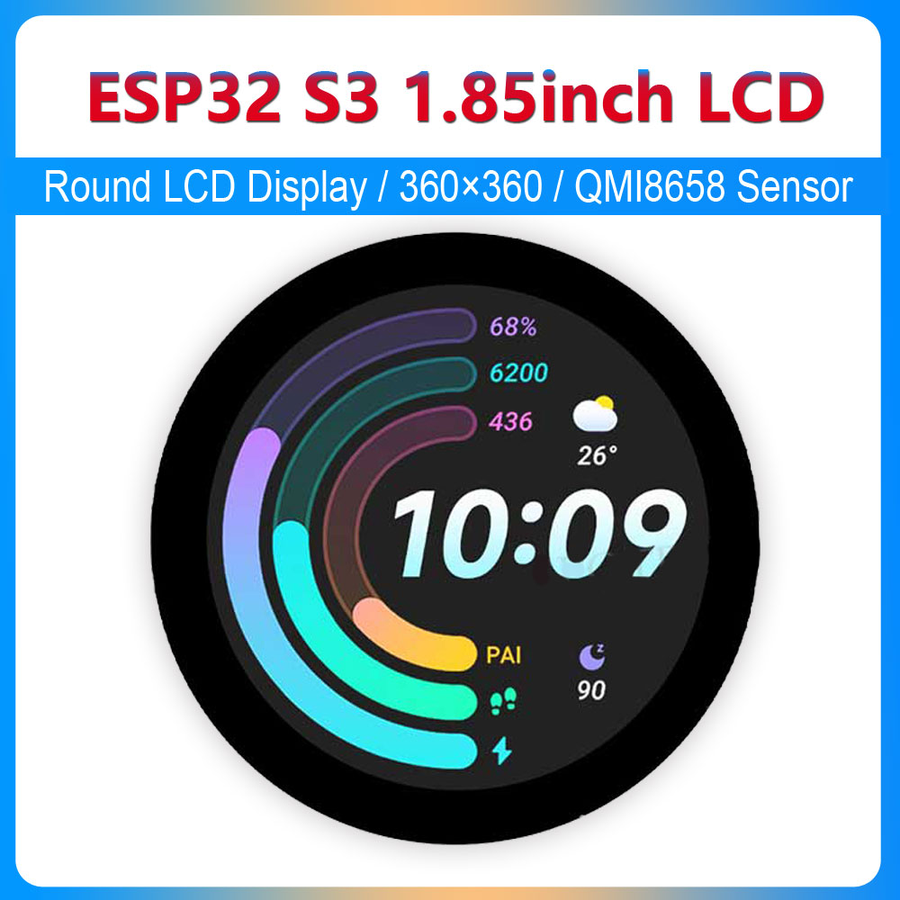 Esp32 s3 1.85 polegadas displa - Photograph Mp3 avaliação e preço
