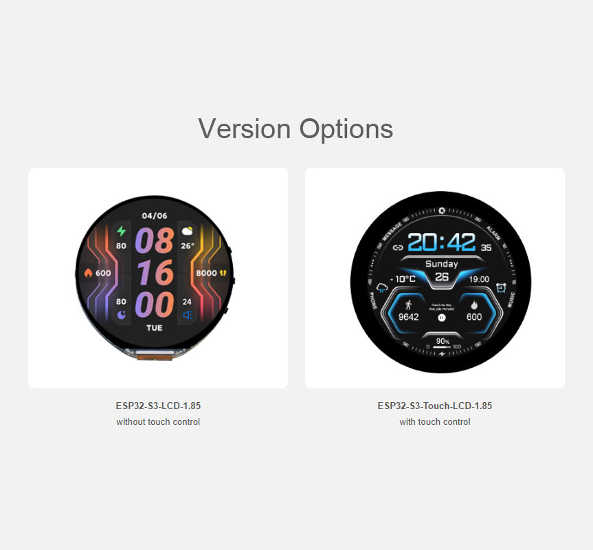 Esp32 s3 1.85 polegadas displa - Photograph Mp3 avaliação e preço